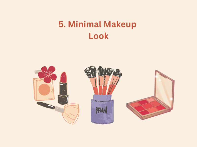 Minimal Makeup Look for styling look