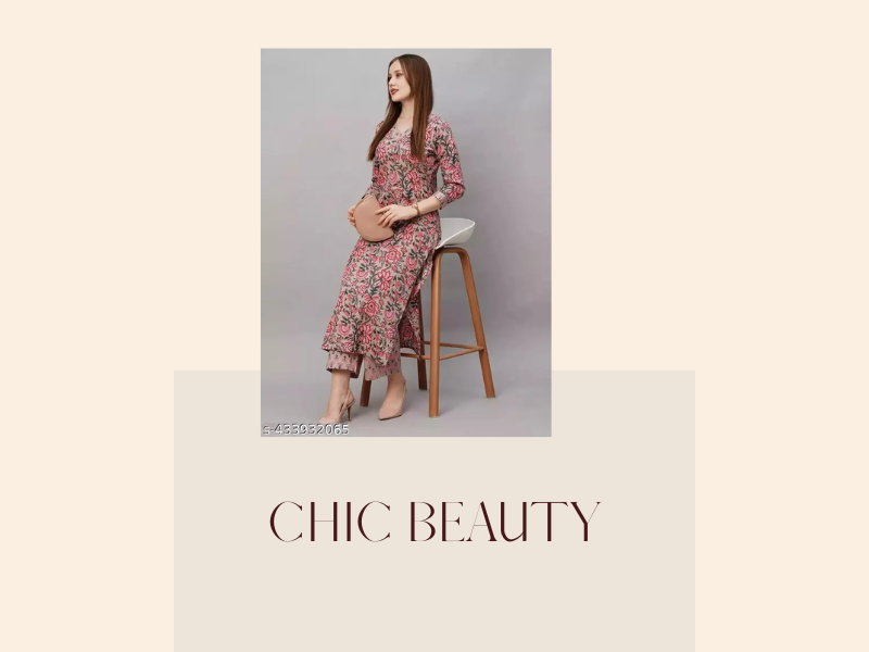 chic beauty kurti wear