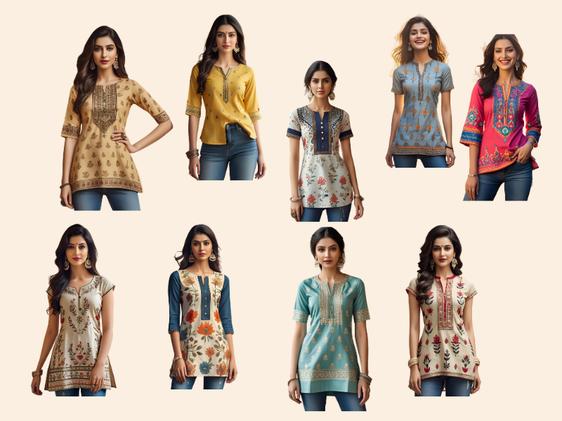 Kurti with jeans for women all ocassions