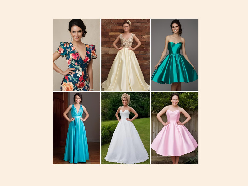 TYPES OF PARTY DRESS