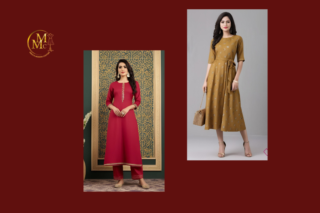 simple kurti for girls
