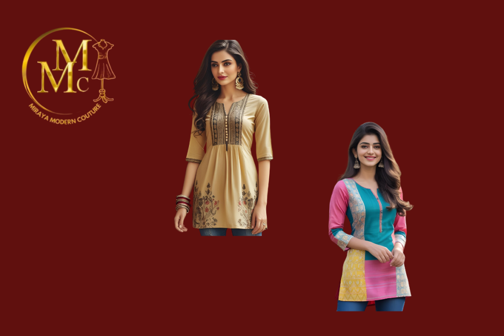 Kurti with jeans for women
