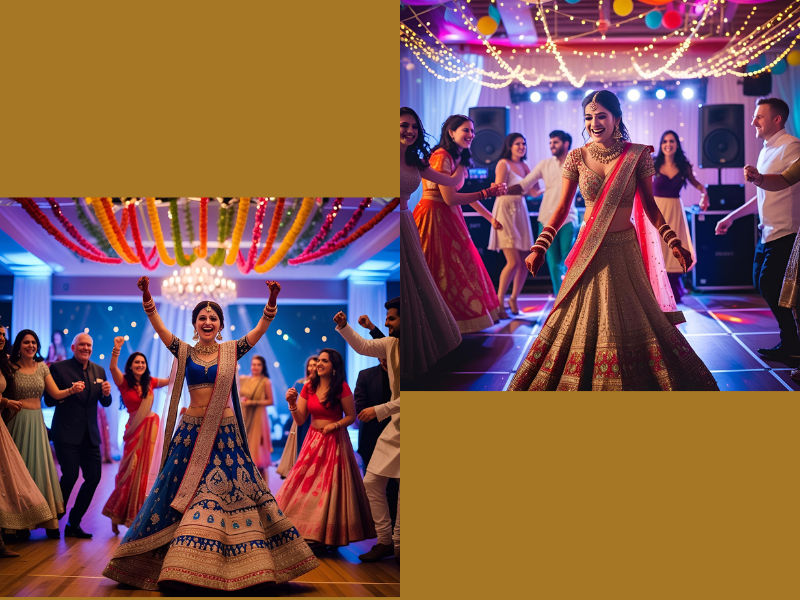 wedding outfits for sangeet bride