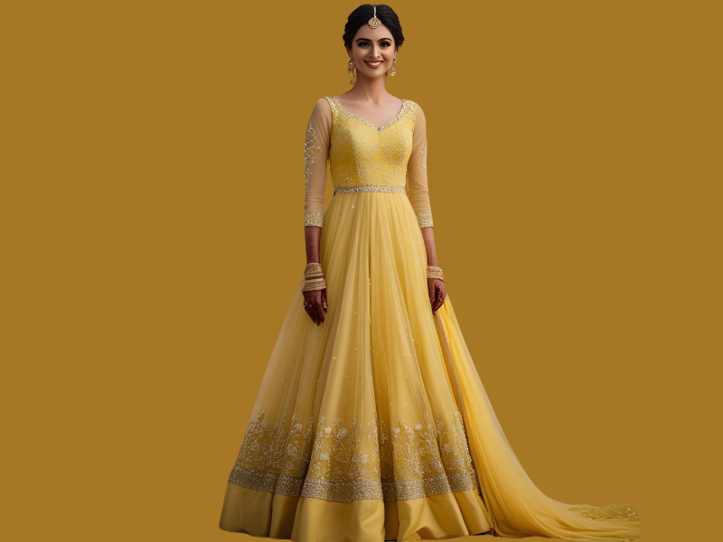 Haldi outfits wedding for bride