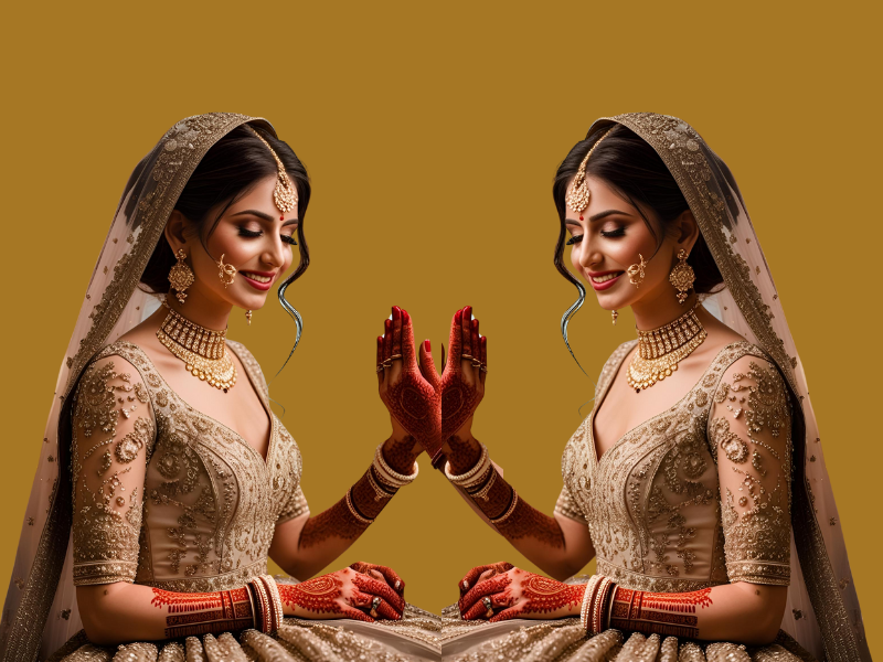 importance mehndi outfits for bride