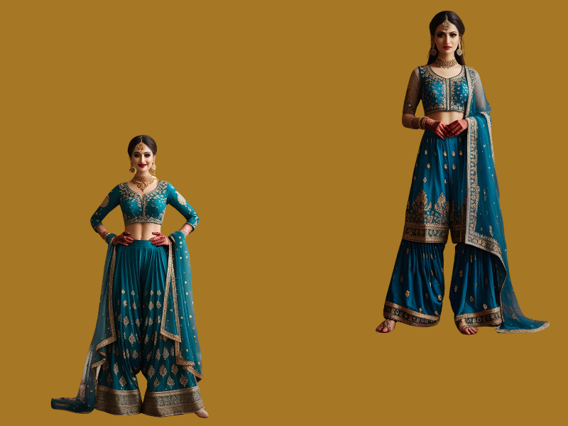 Sharara units with a Twist for mehnd i function