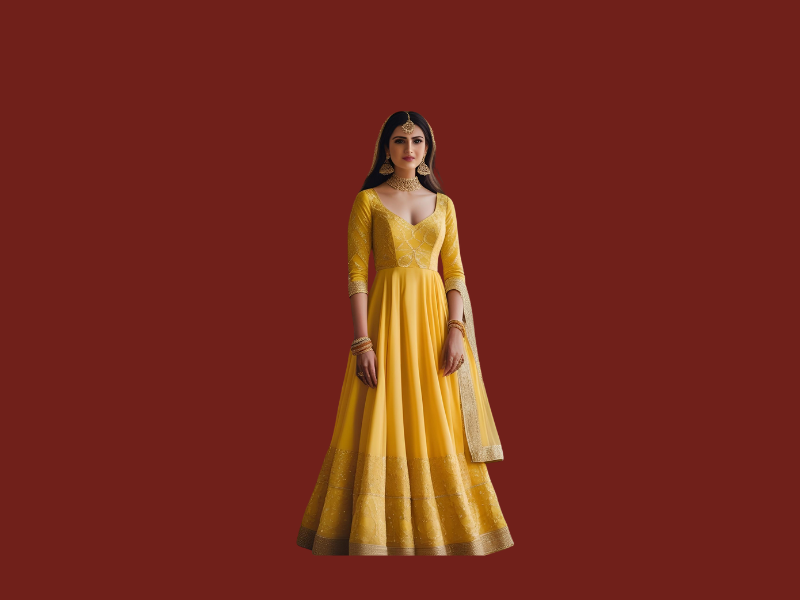 Haldi clothes for women like bridesmaid